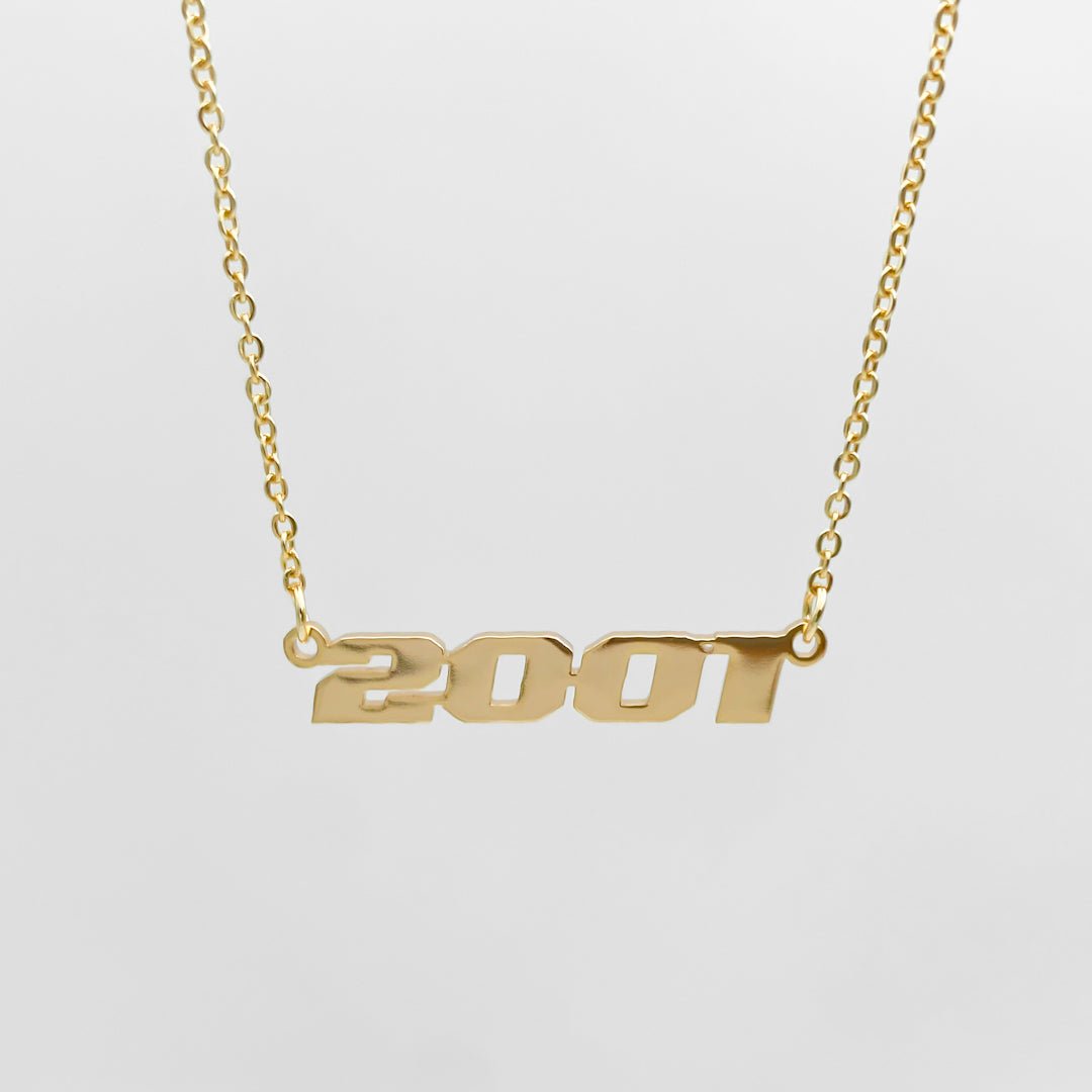 Birth Year Action Necklace - ISMI JEWELS