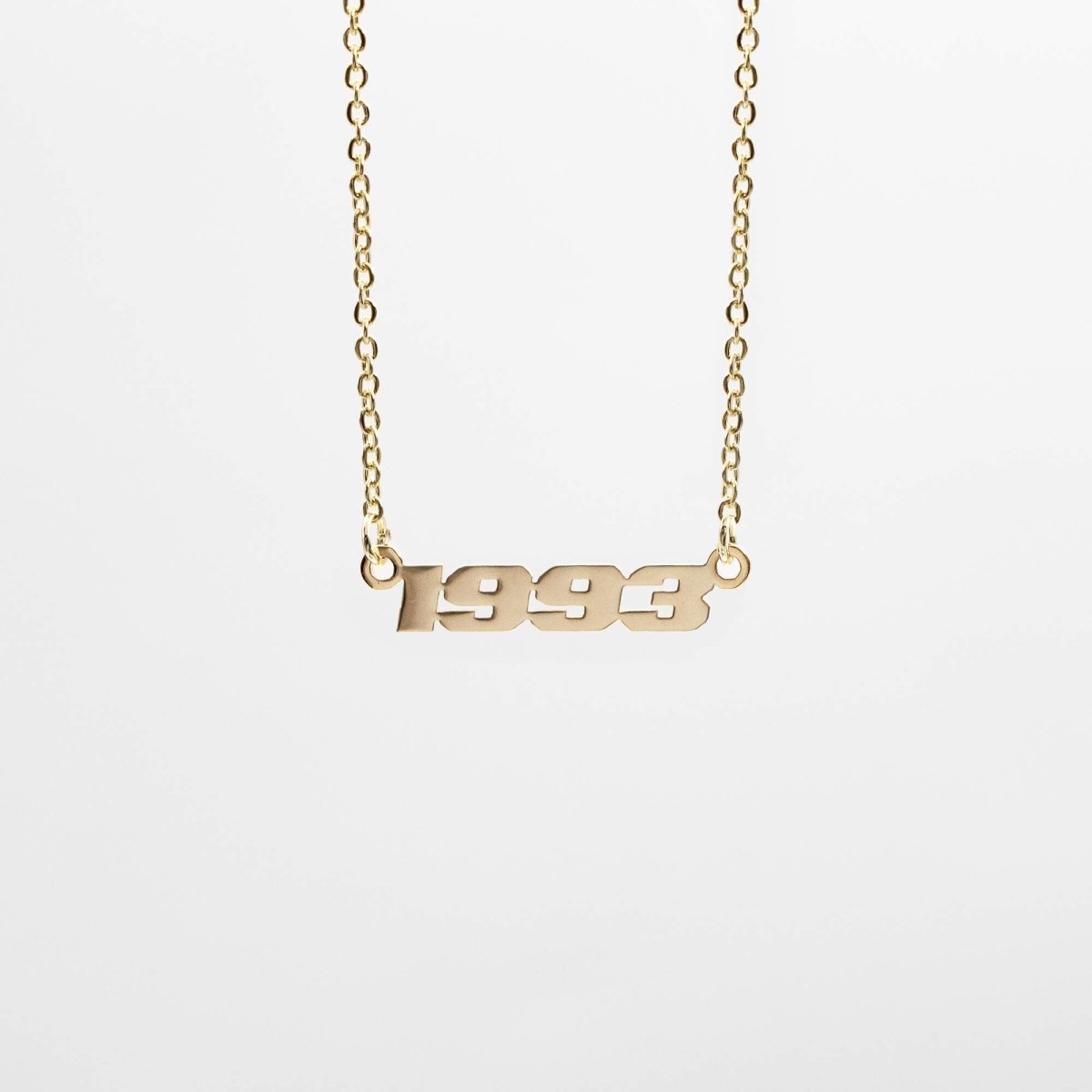 Birth Year Action Necklace - ISMI JEWELS