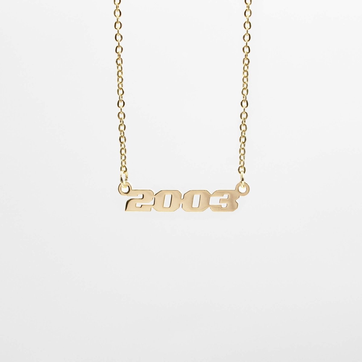 Birth Year Action Necklace - ISMI JEWELS