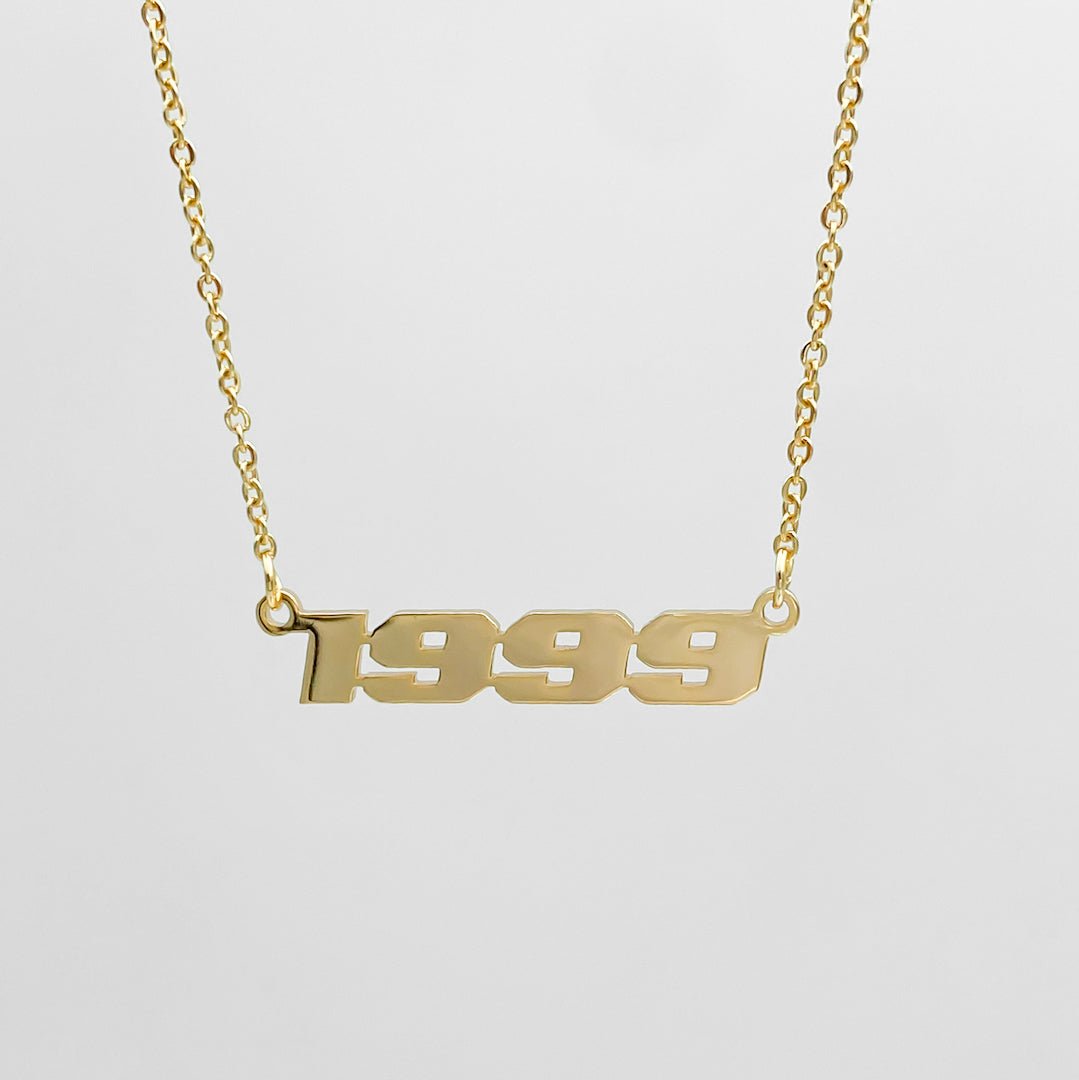 Birth Year Action Necklace - ISMI JEWELS