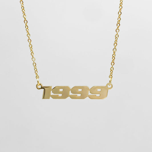 Birth Year Action Necklace - ISMI JEWELS