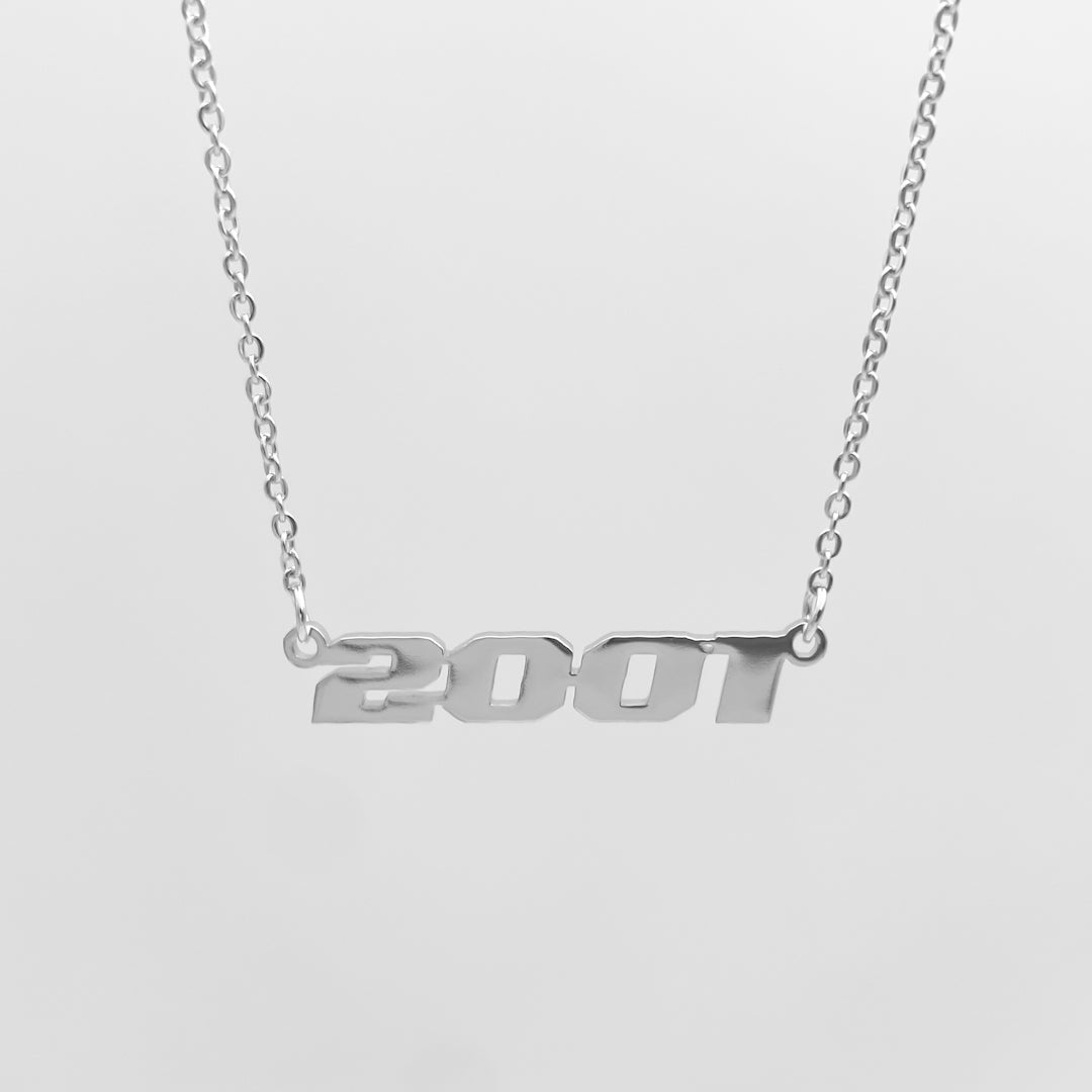 Birth Year Action Necklace - ISMI JEWELS