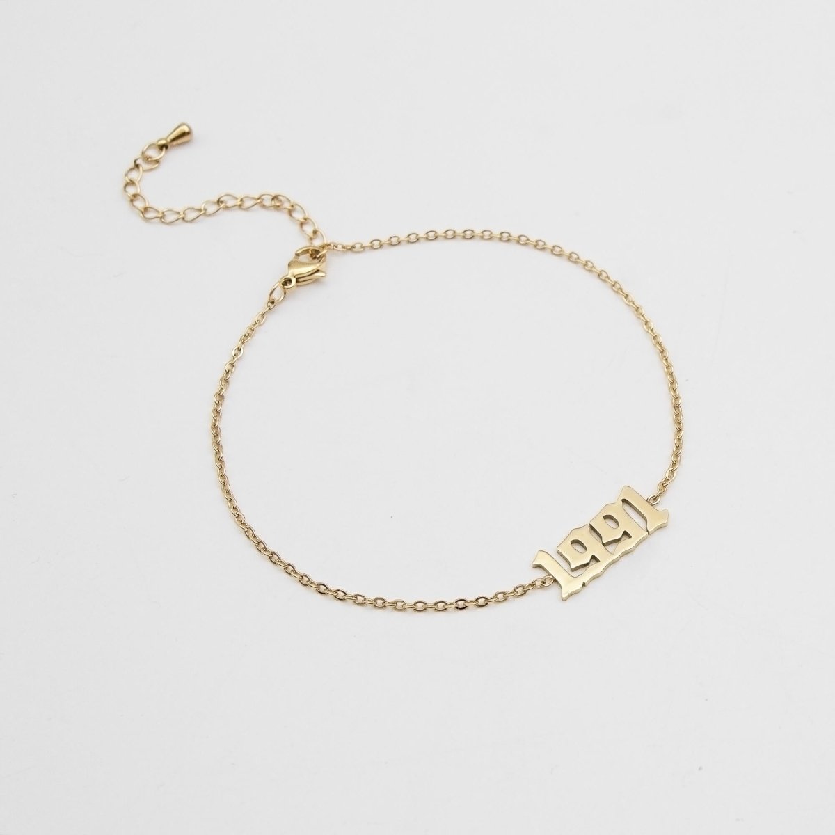 Birth Year Anklet - ISMI JEWELS