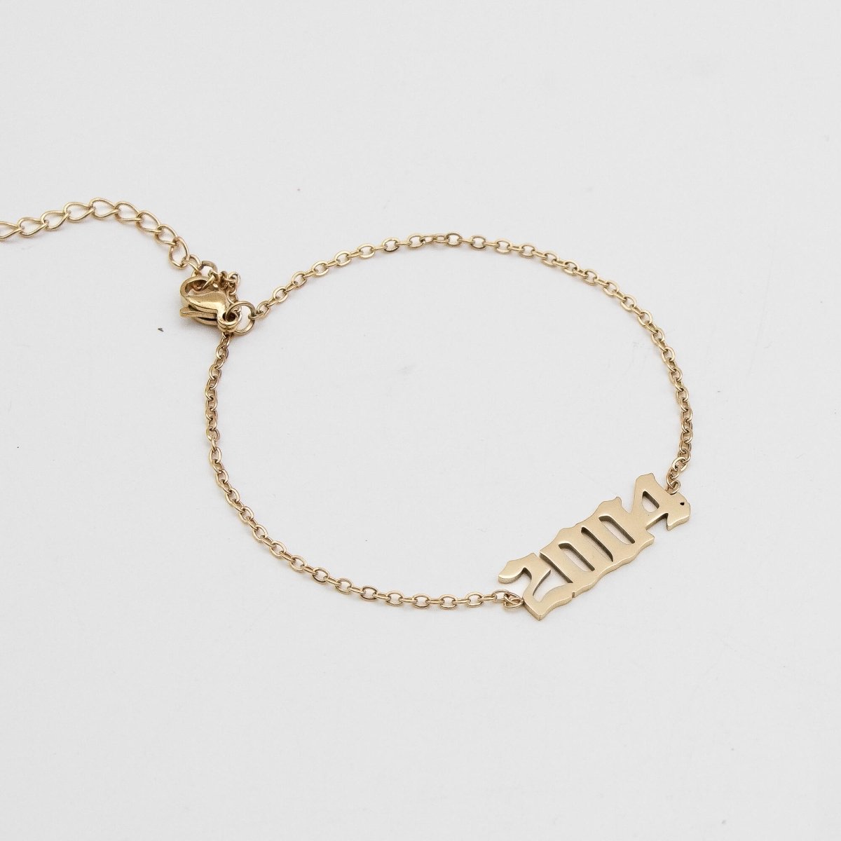 Birth Year Anklet - ISMI JEWELS
