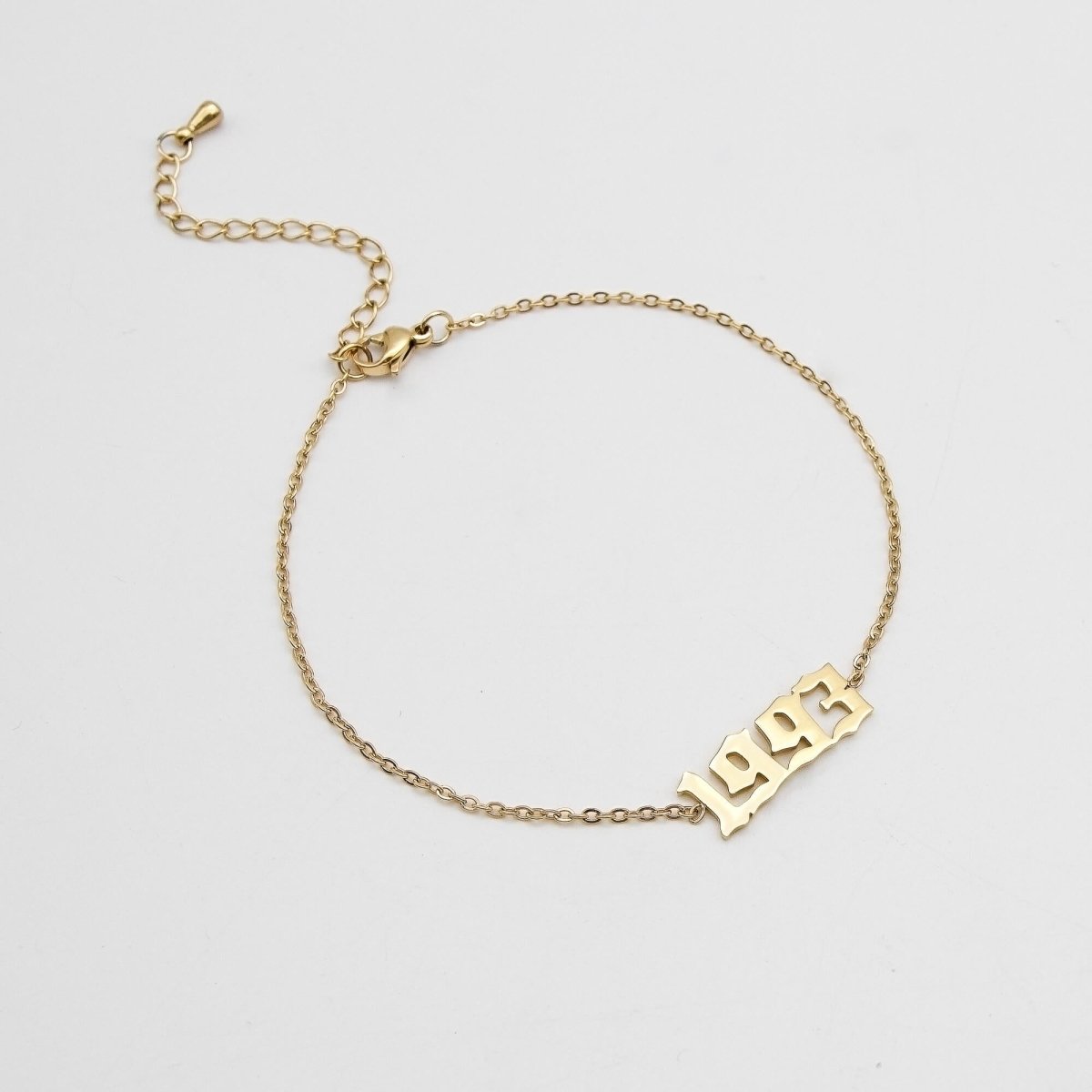 Birth Year Anklet - ISMI JEWELS