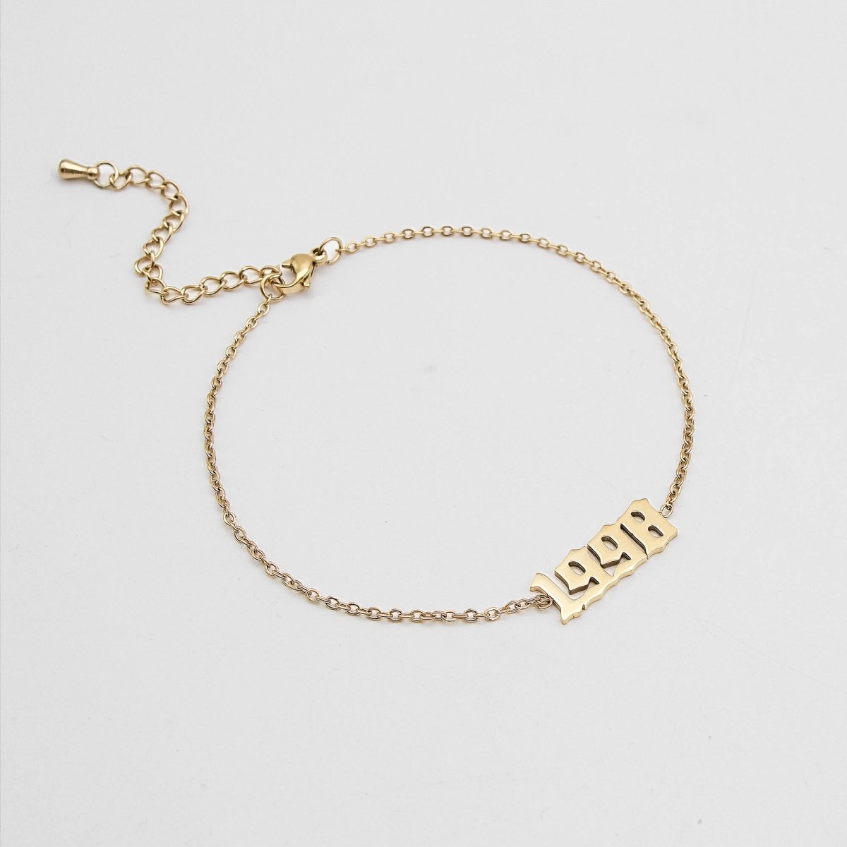 Birth Year Anklet - ISMI JEWELS