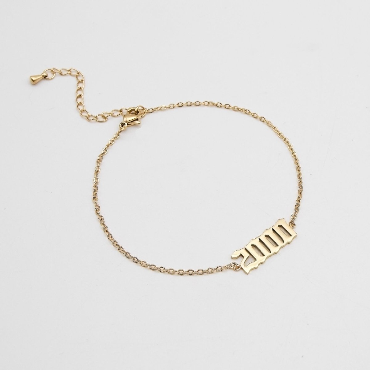Birth Year Anklet - ISMI JEWELS