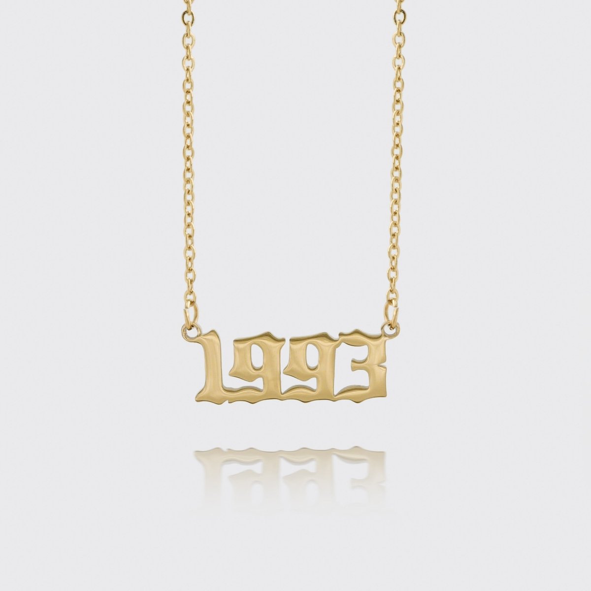 Birth Year Necklace - ISMI JEWELS