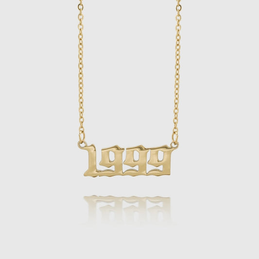 Birth Year Necklace - ISMI JEWELS