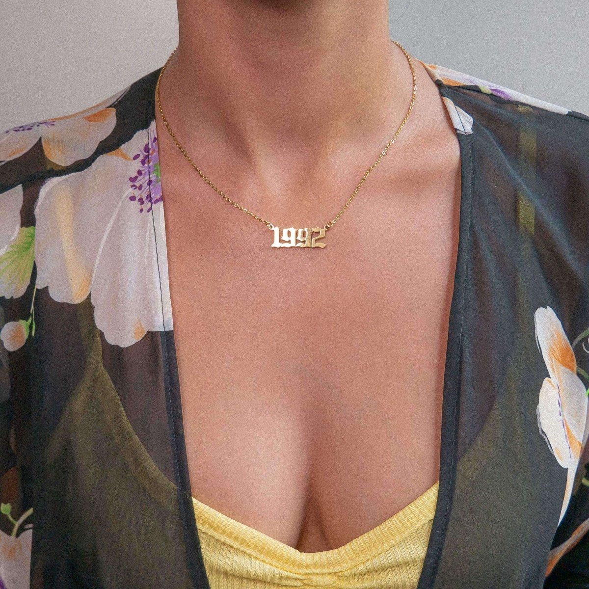 Birth Year Necklace - ISMI JEWELS
