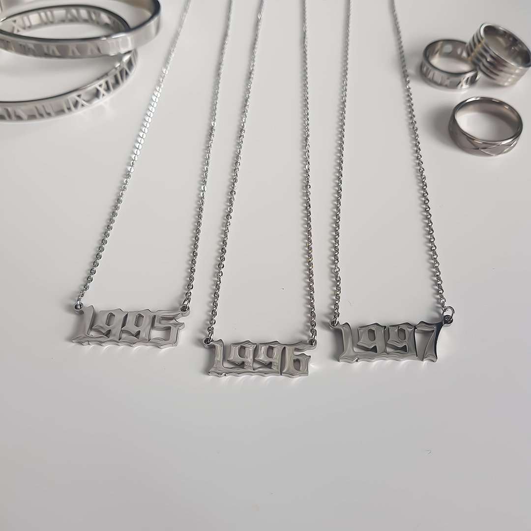 Birth-Year Necklace (Custom) - ISMI JEWELS
