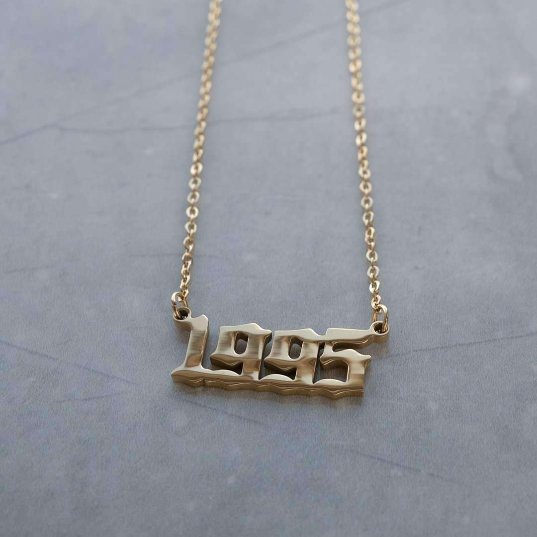 Birth-Year Necklace (Custom) - ISMI JEWELS