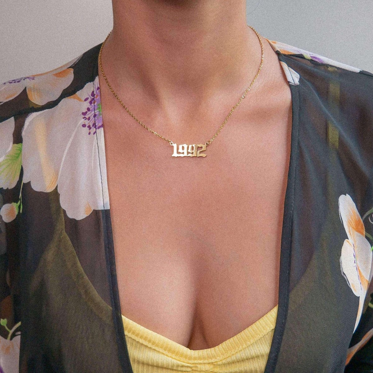 Birth-Year Necklace (Custom) - ISMI JEWELS