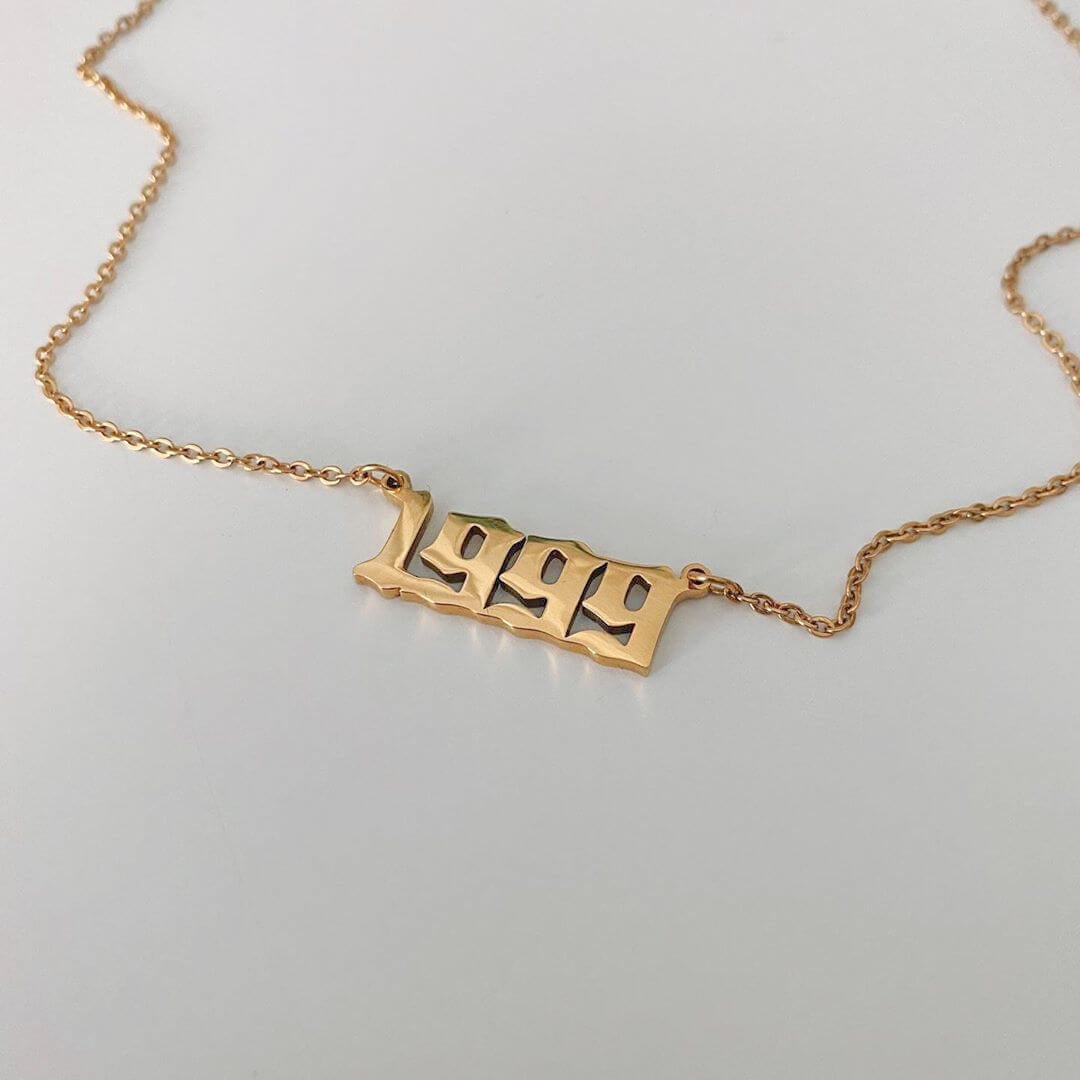 Birth-Year Necklace (Custom) - ISMI JEWELS