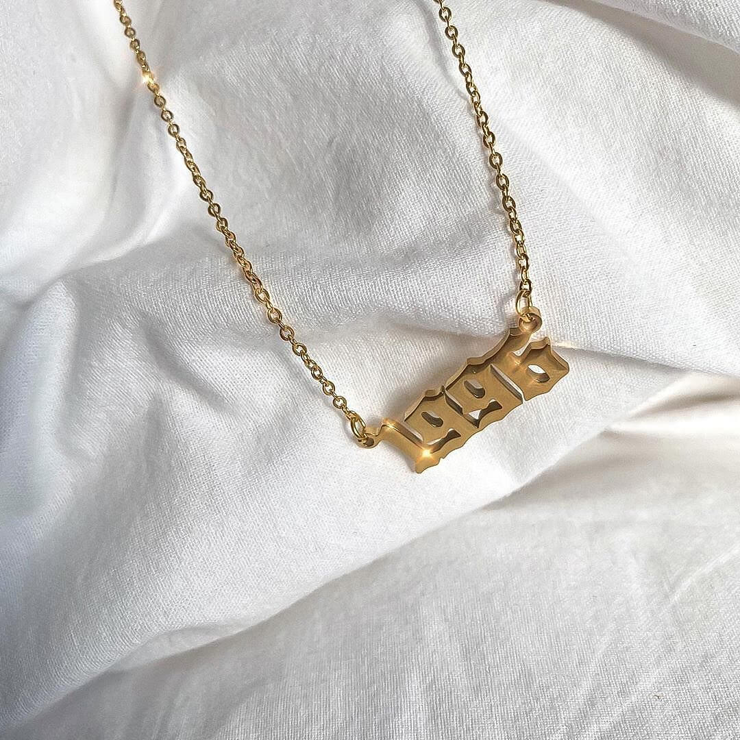 Birth-Year Necklace (Custom) - ISMI JEWELS