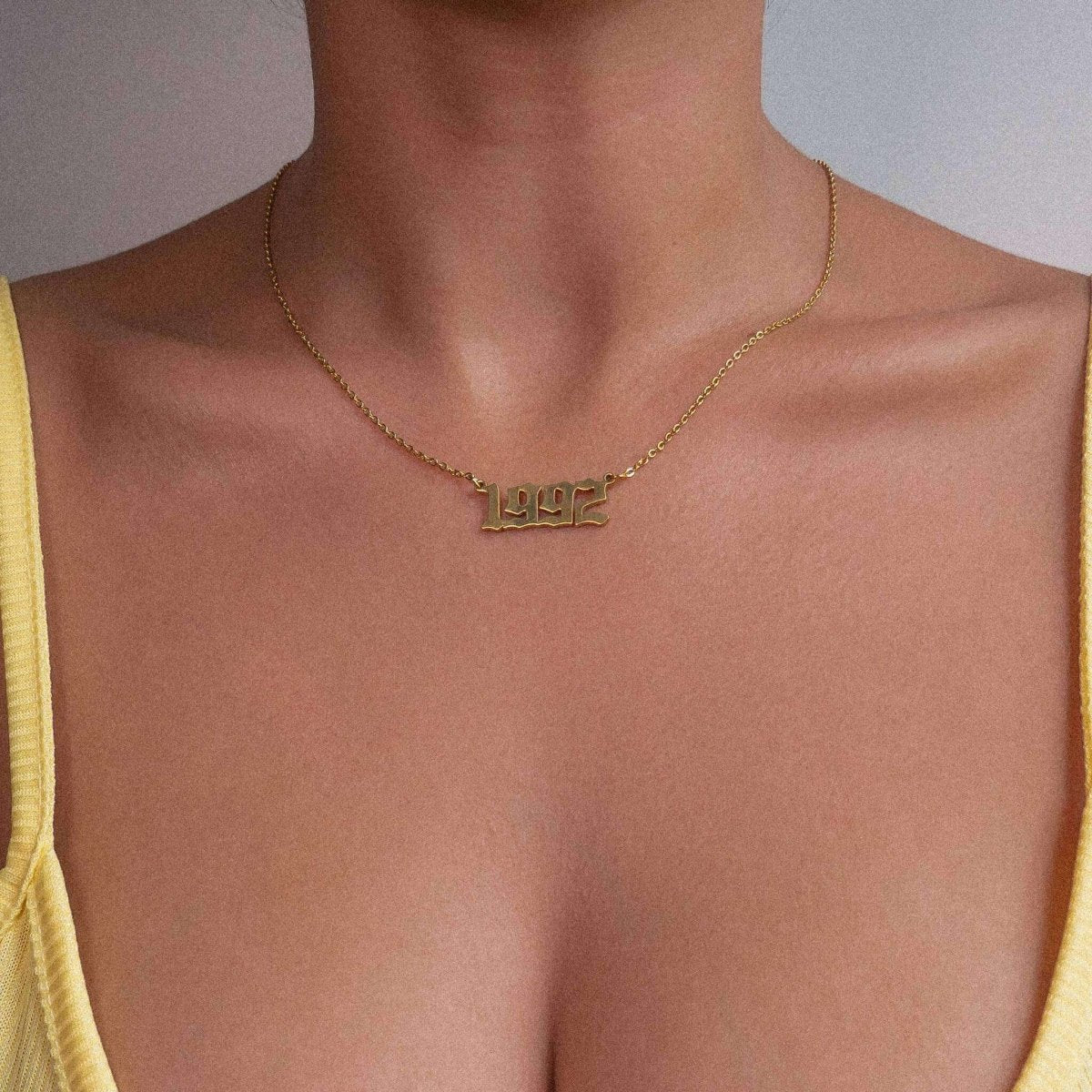 Birth-Year Necklace (Custom) - ISMI JEWELS
