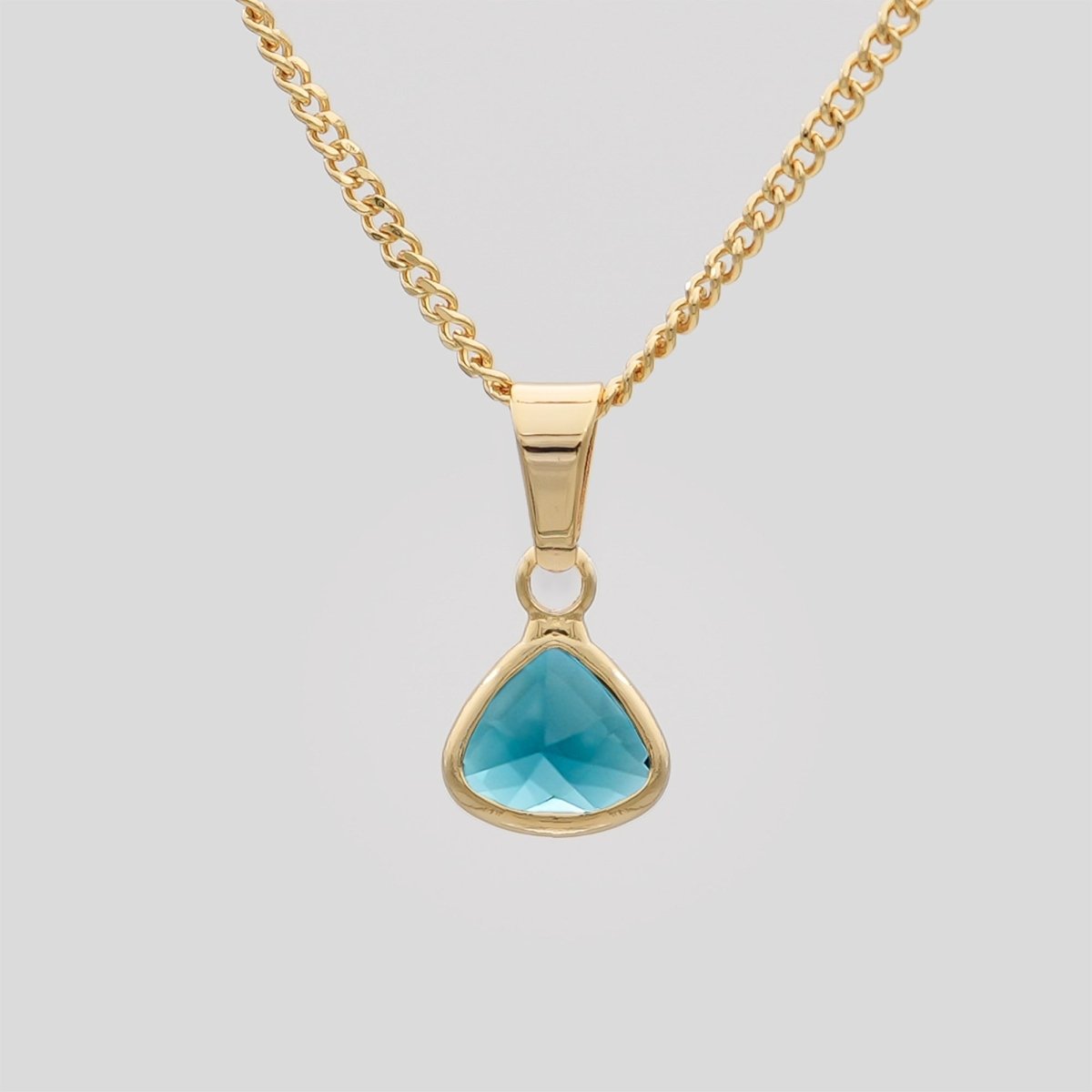 Birthstone Pendant Necklace - ISMI JEWELS