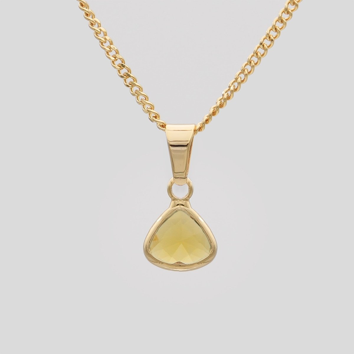 Birthstone Pendant Necklace - ISMI JEWELS