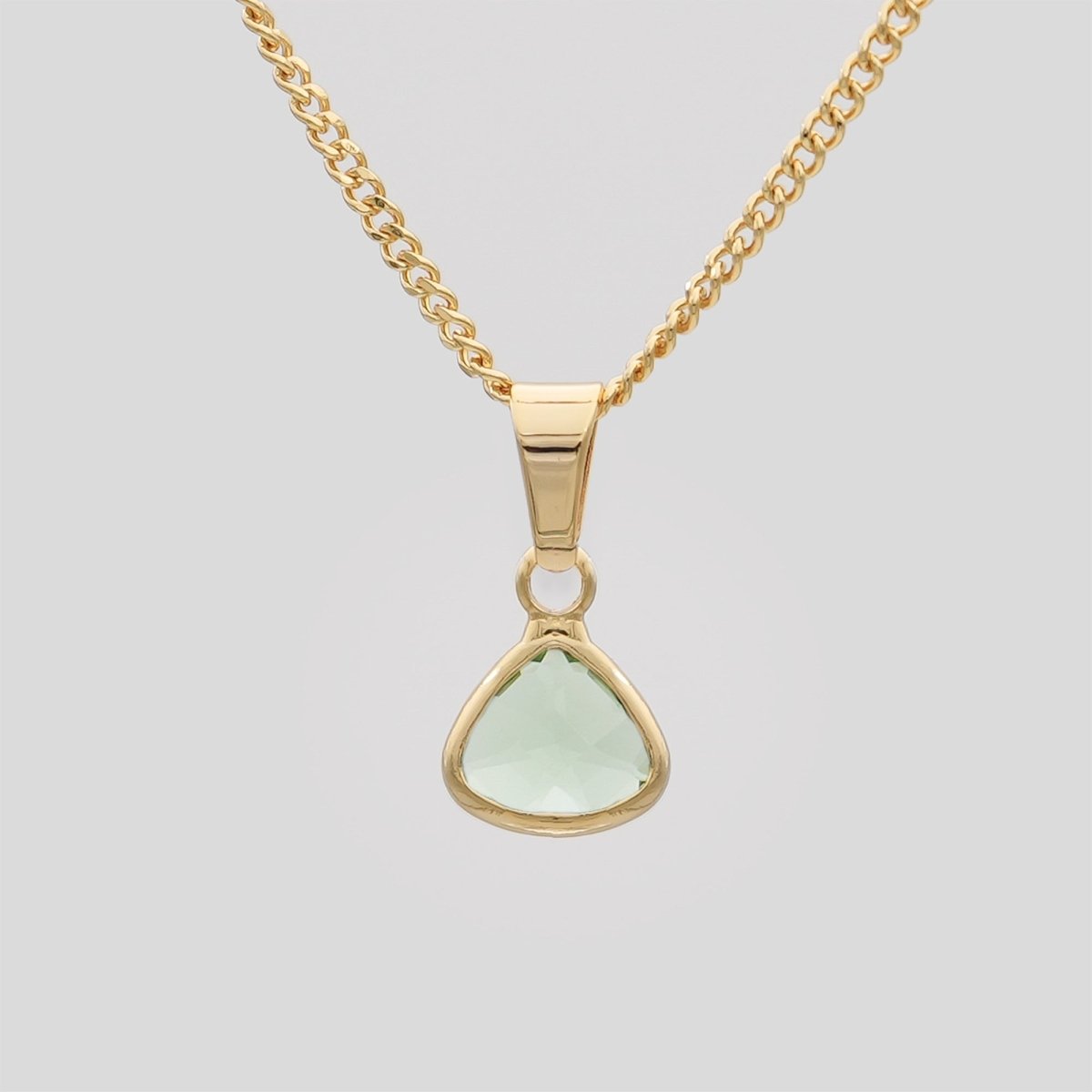 Birthstone Pendant Necklace - ISMI JEWELS