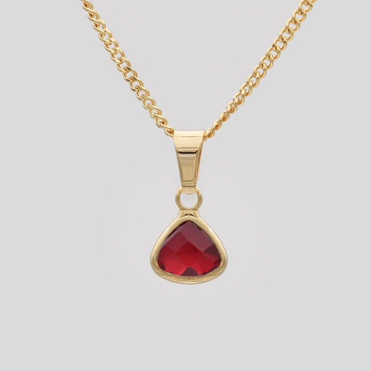 Birthstone Pendant Necklace - ISMI JEWELS
