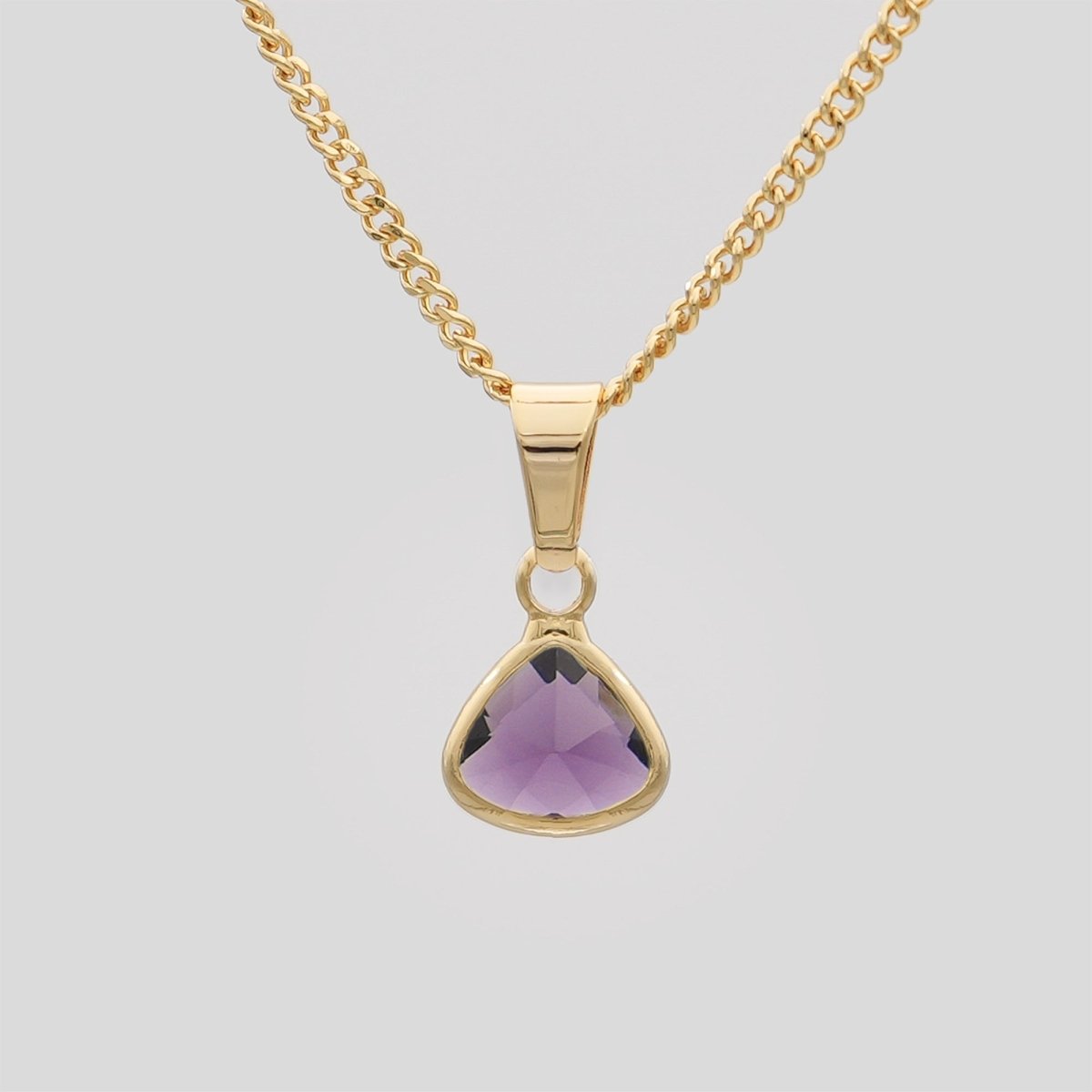 Birthstone Pendant Necklace - ISMI JEWELS