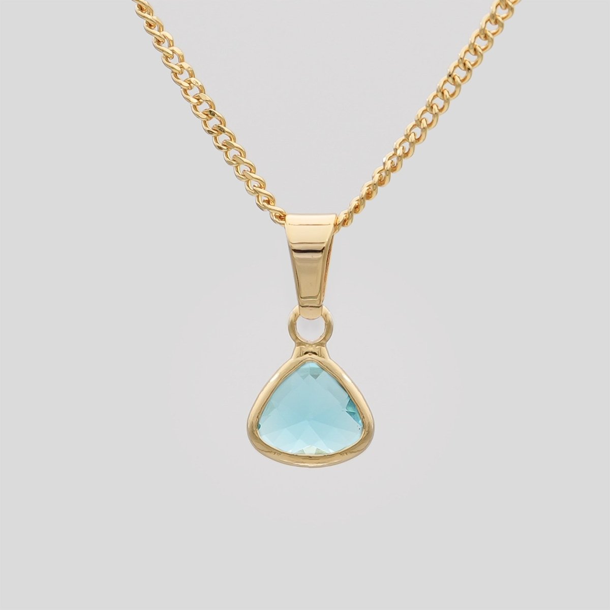 Birthstone Pendant Necklace - ISMI JEWELS