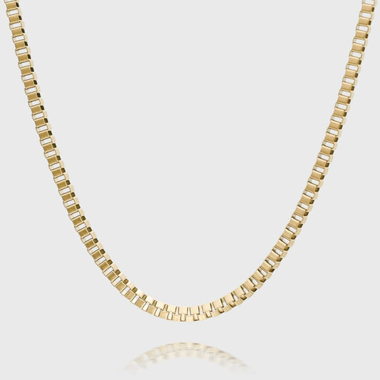 Box Chain Necklace | Gold - ISMI JEWELS