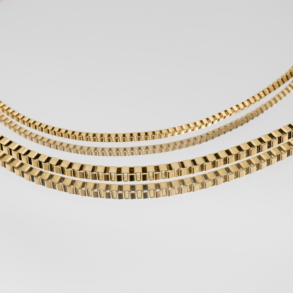 Box Chain Necklace | Gold - ISMI JEWELS