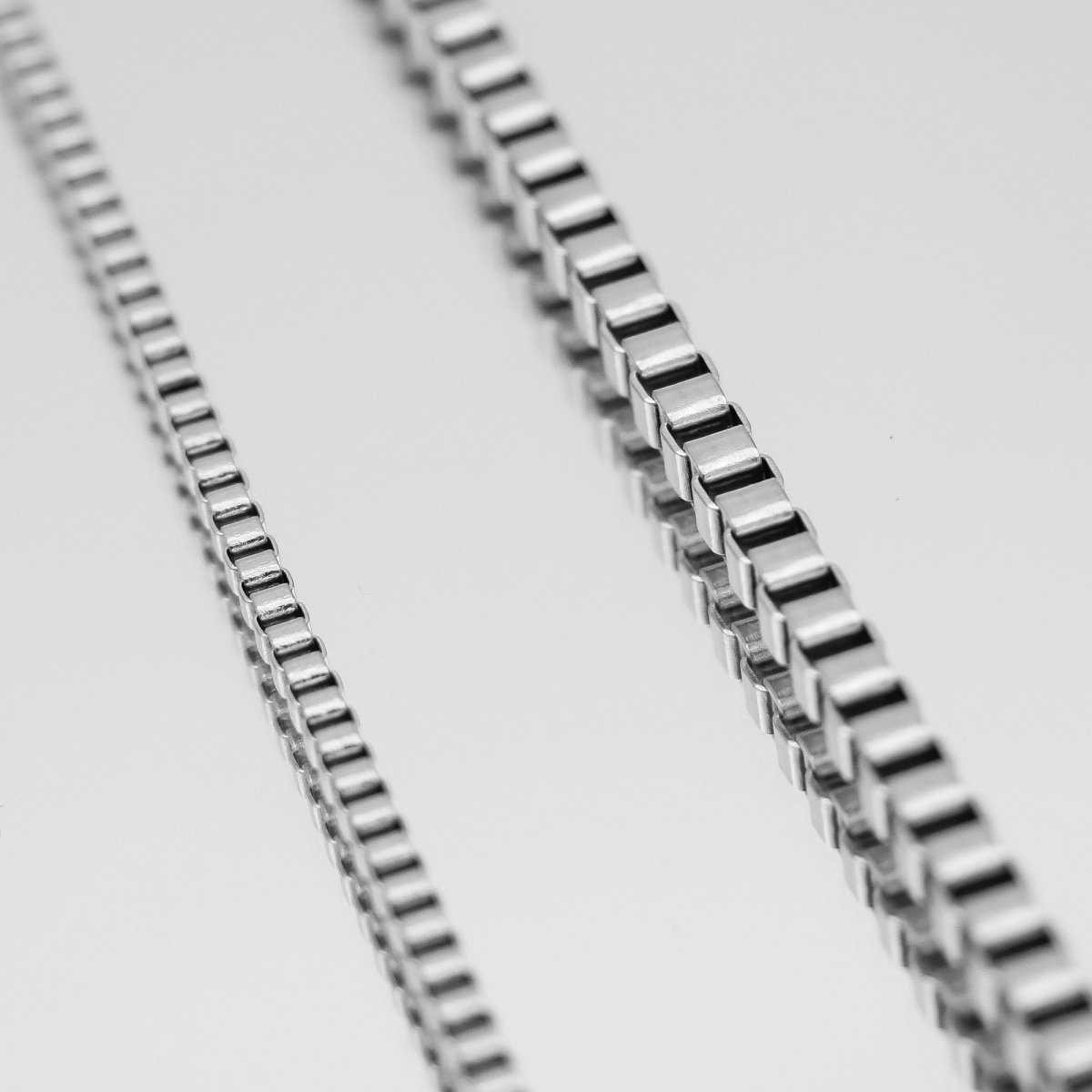 Box Chain Necklace | Silver - ISMI JEWELS
