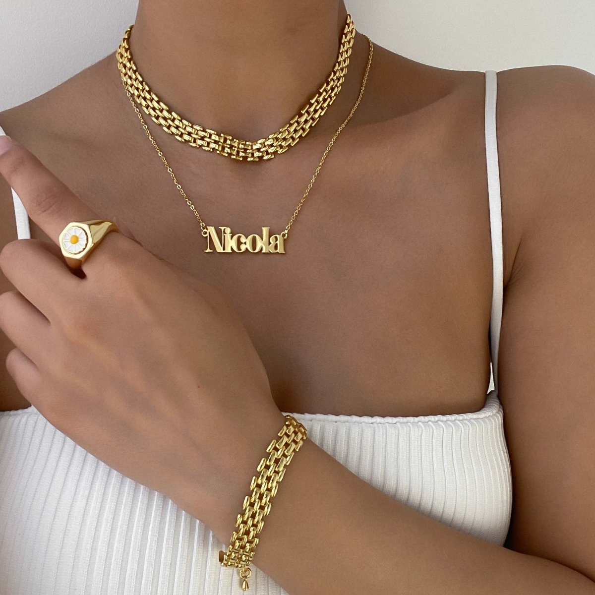 Brooklyn Custom Name Necklace - ISMI JEWELS