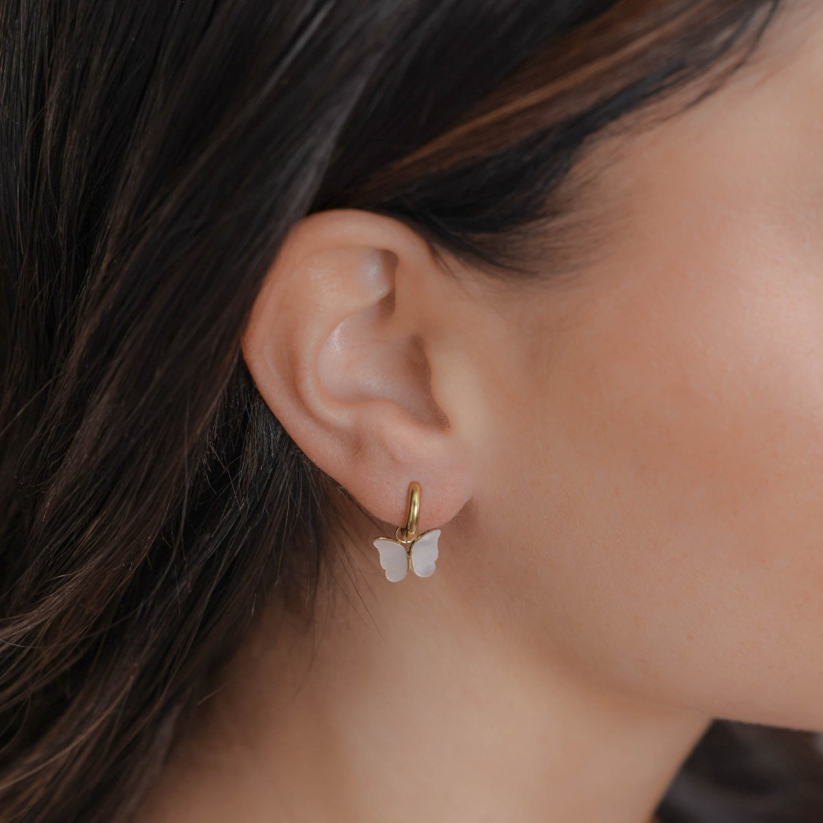 Butterfly Huggie Earrings - ISMI JEWELS