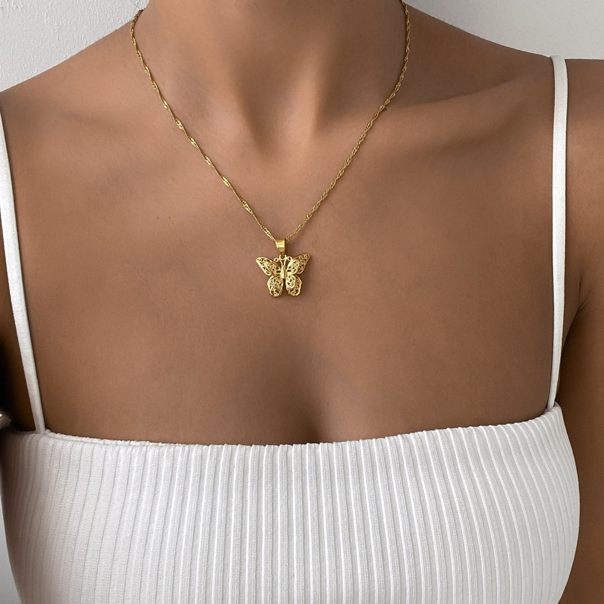 Butterfly Necklace | Gold - ISMI JEWELS