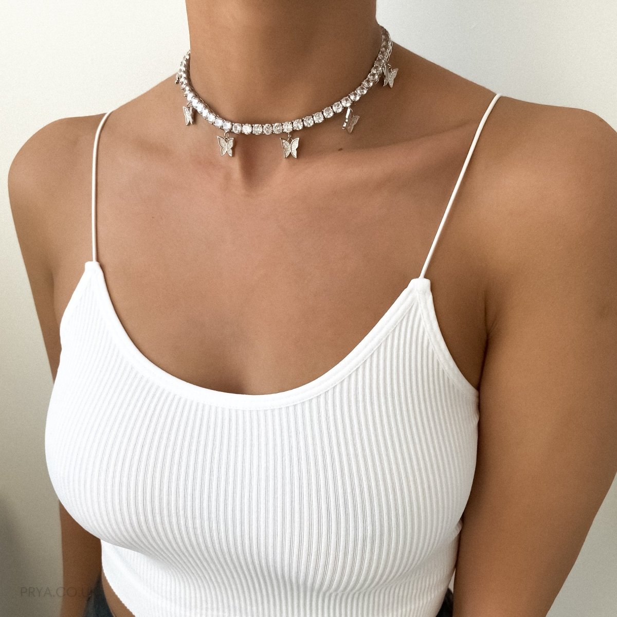 Butterfly Tennis CZ Choker | ISMI™ - ISMI JEWELS
