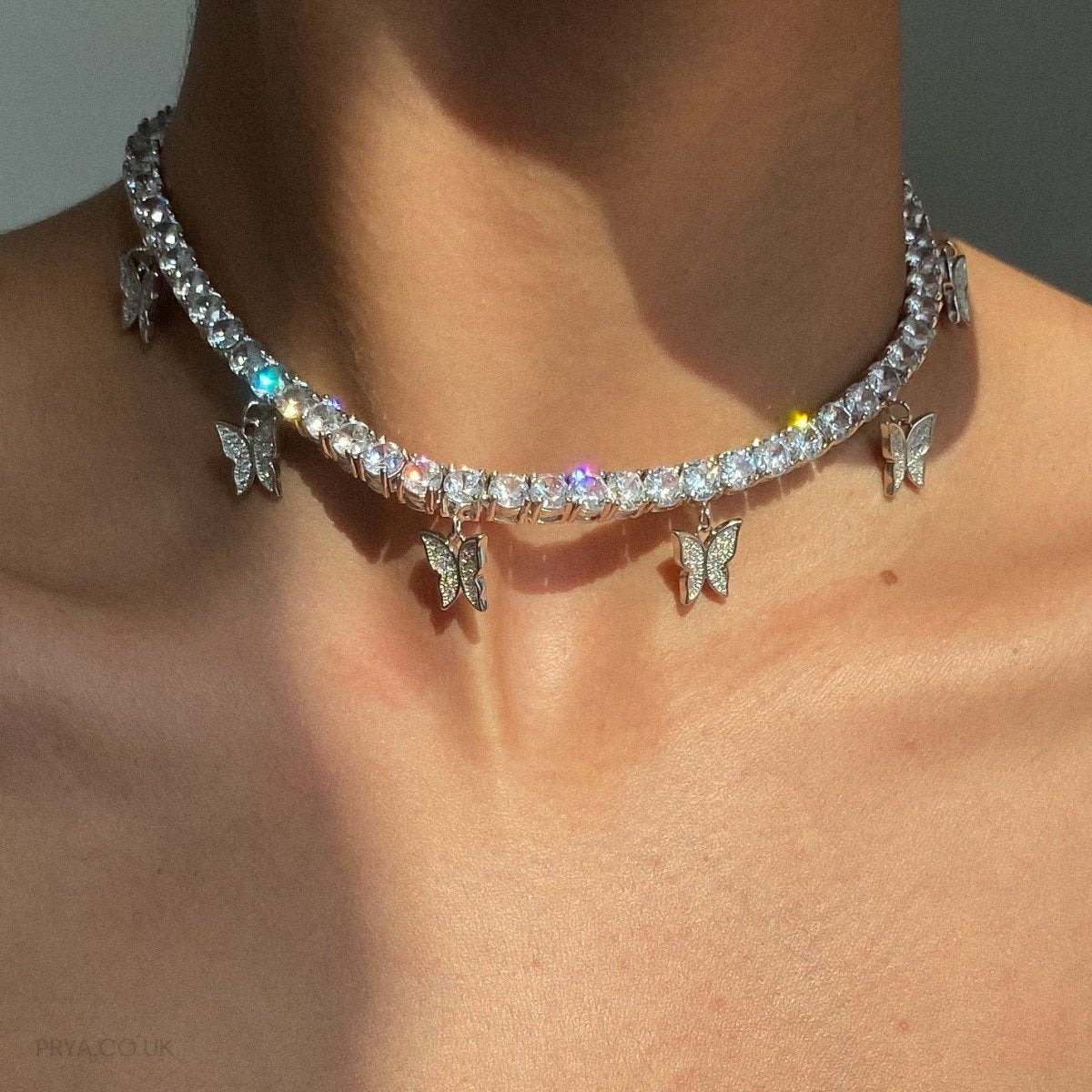 Butterfly Tennis CZ Choker | ISMI™ - ISMI JEWELS