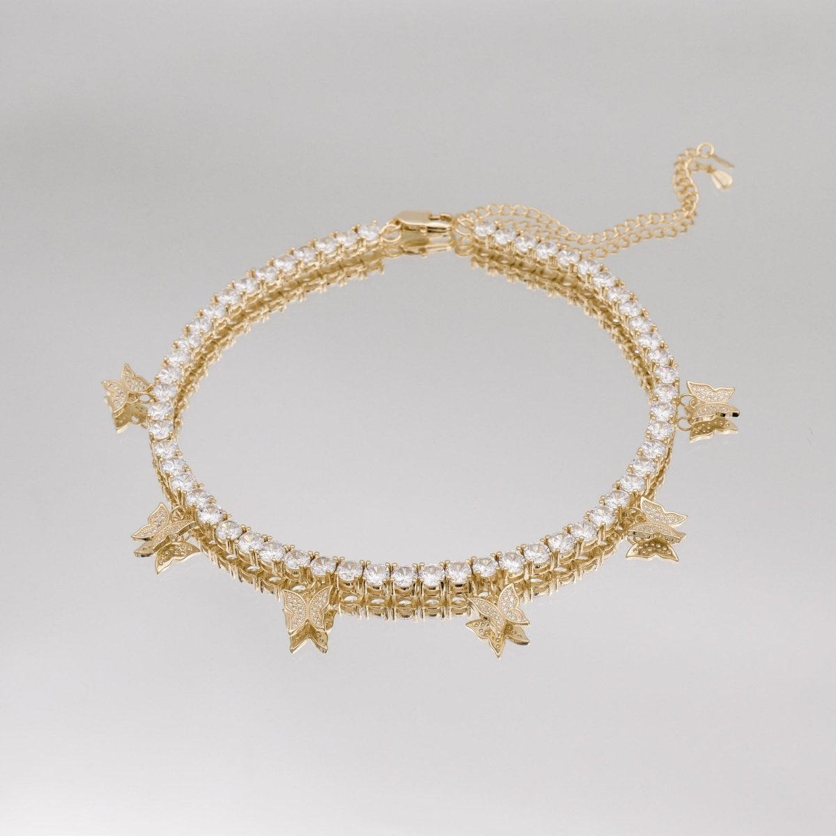 Butterfly Tennis CZ Choker | ISMI™ - ISMI JEWELS