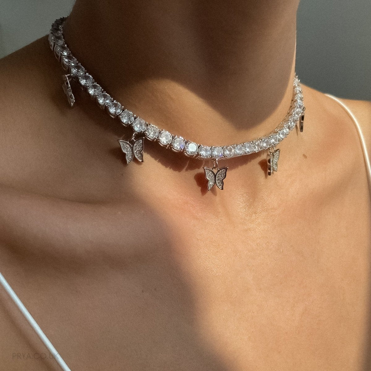 Butterfly Tennis CZ Choker | ISMI™ - ISMI JEWELS