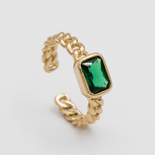 Callie Cuban Adjustable Ring - ISMI JEWELS