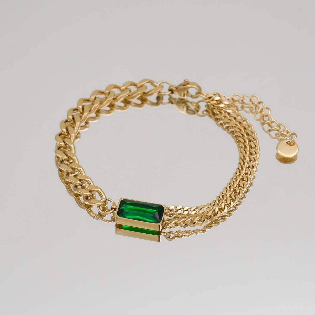 Callie Cuban Contrast Bracelet - ISMI JEWELS