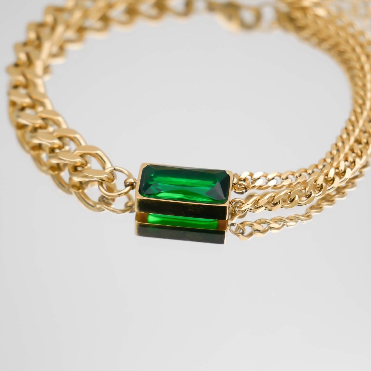 Callie Cuban Contrast Bracelet - ISMI JEWELS
