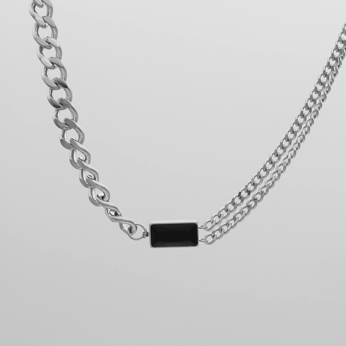 Callie Cuban Contrast Necklace - ISMI JEWELS