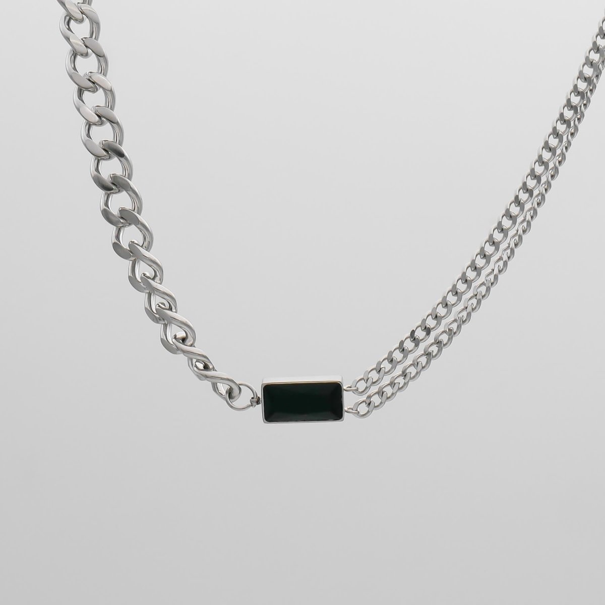 Callie Cuban Contrast Necklace - ISMI JEWELS