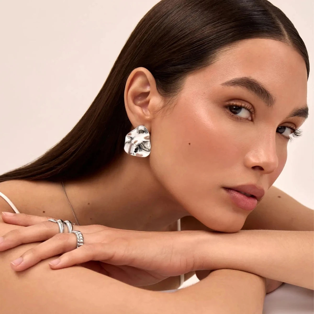 Cela Geometric Earrings - ISMI JEWELS