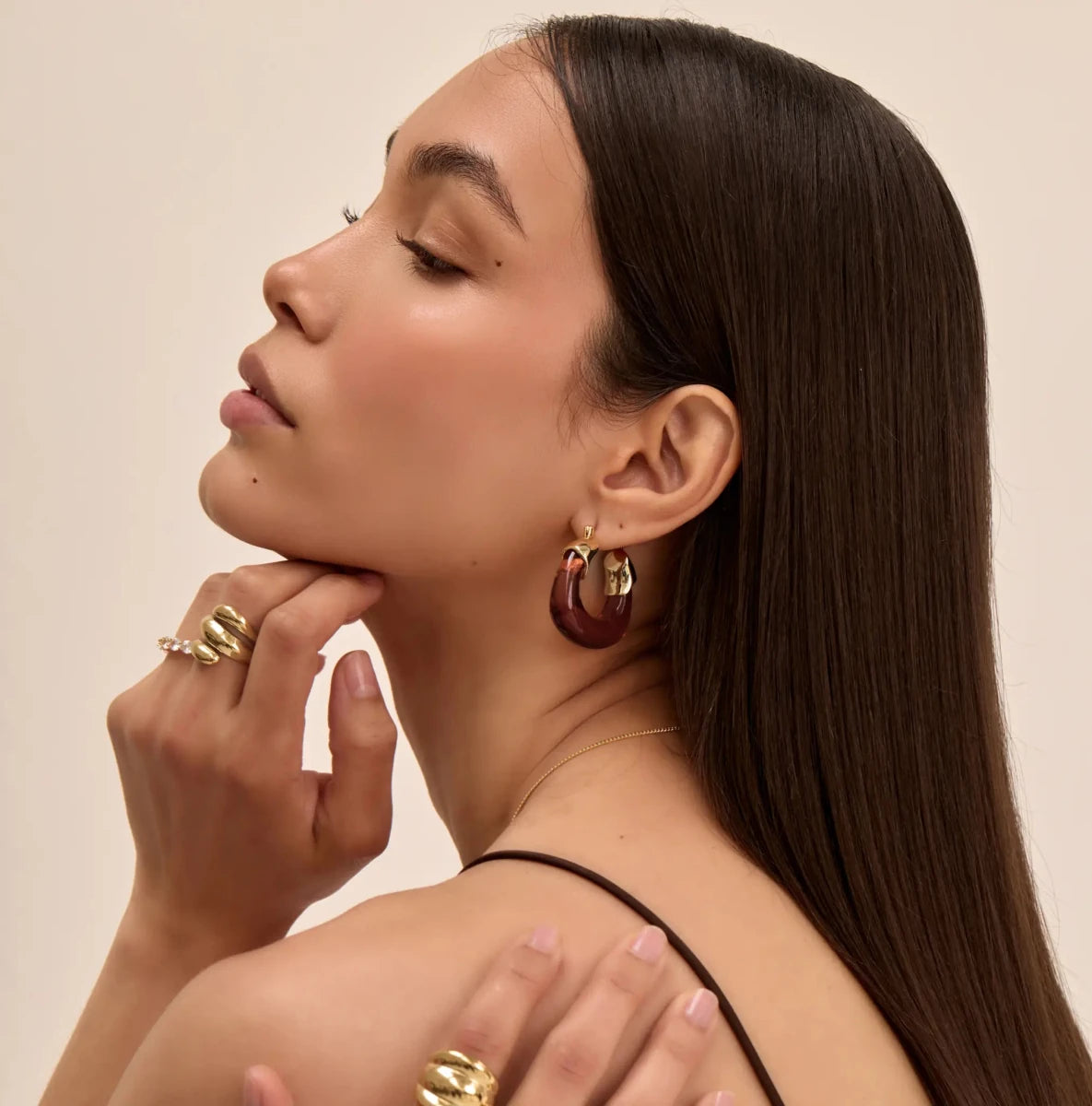 Celine Amber Earrings - ISMI JEWELS