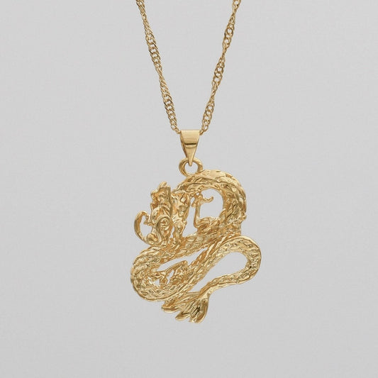 Chinese Dragon Necklace - ISMI JEWELS