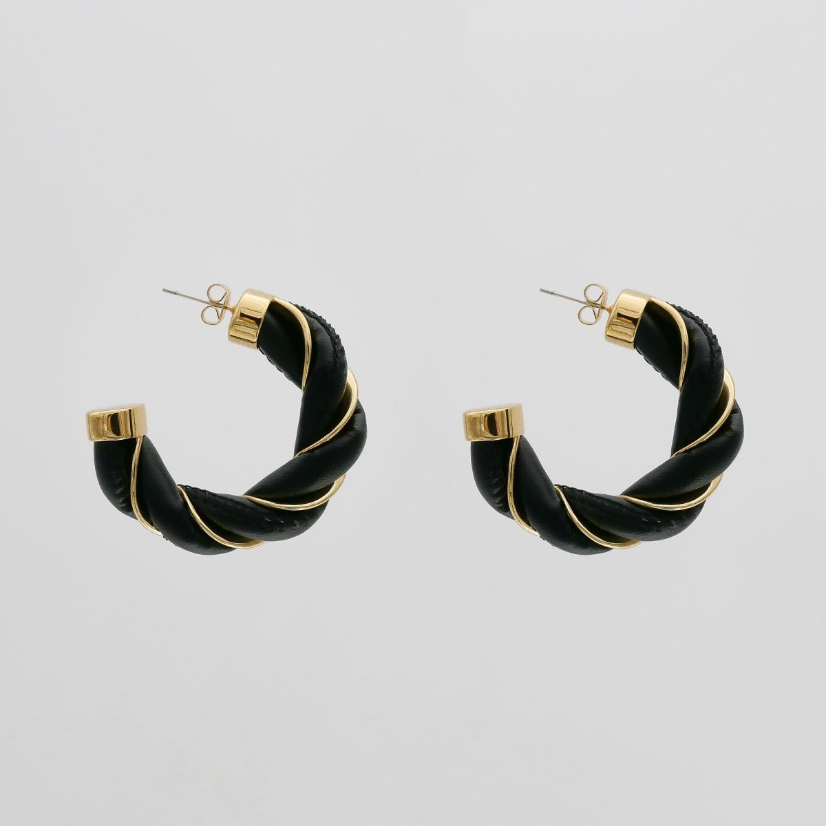 Chloe Leather Earrings - ISMI JEWELS