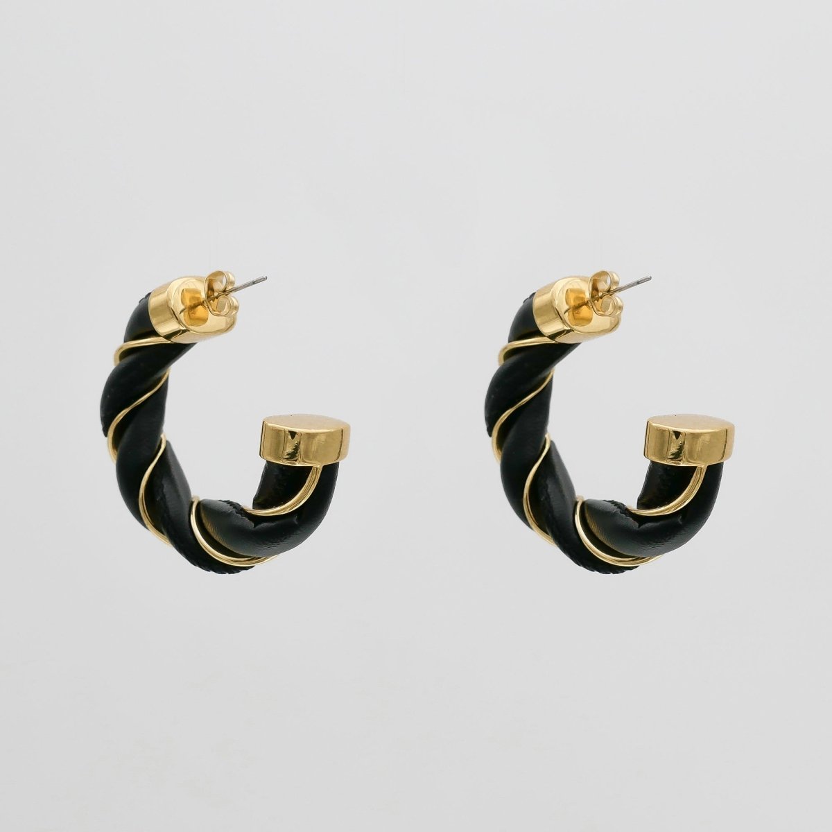 Chloe Leather Earrings - ISMI JEWELS