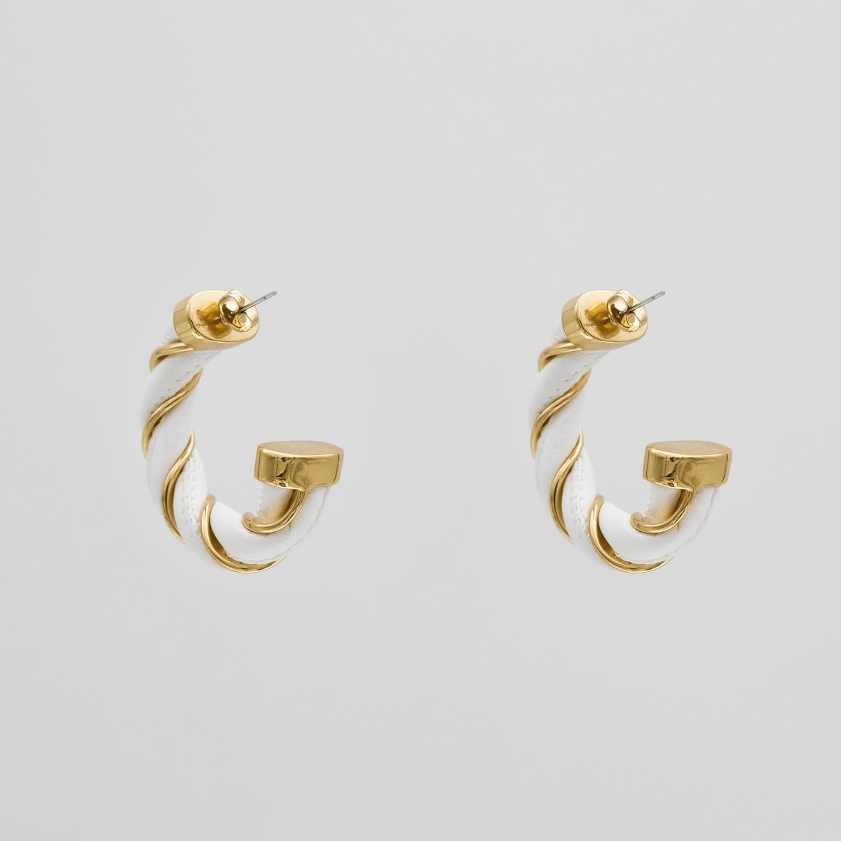 Chloe Leather Earrings - ISMI JEWELS