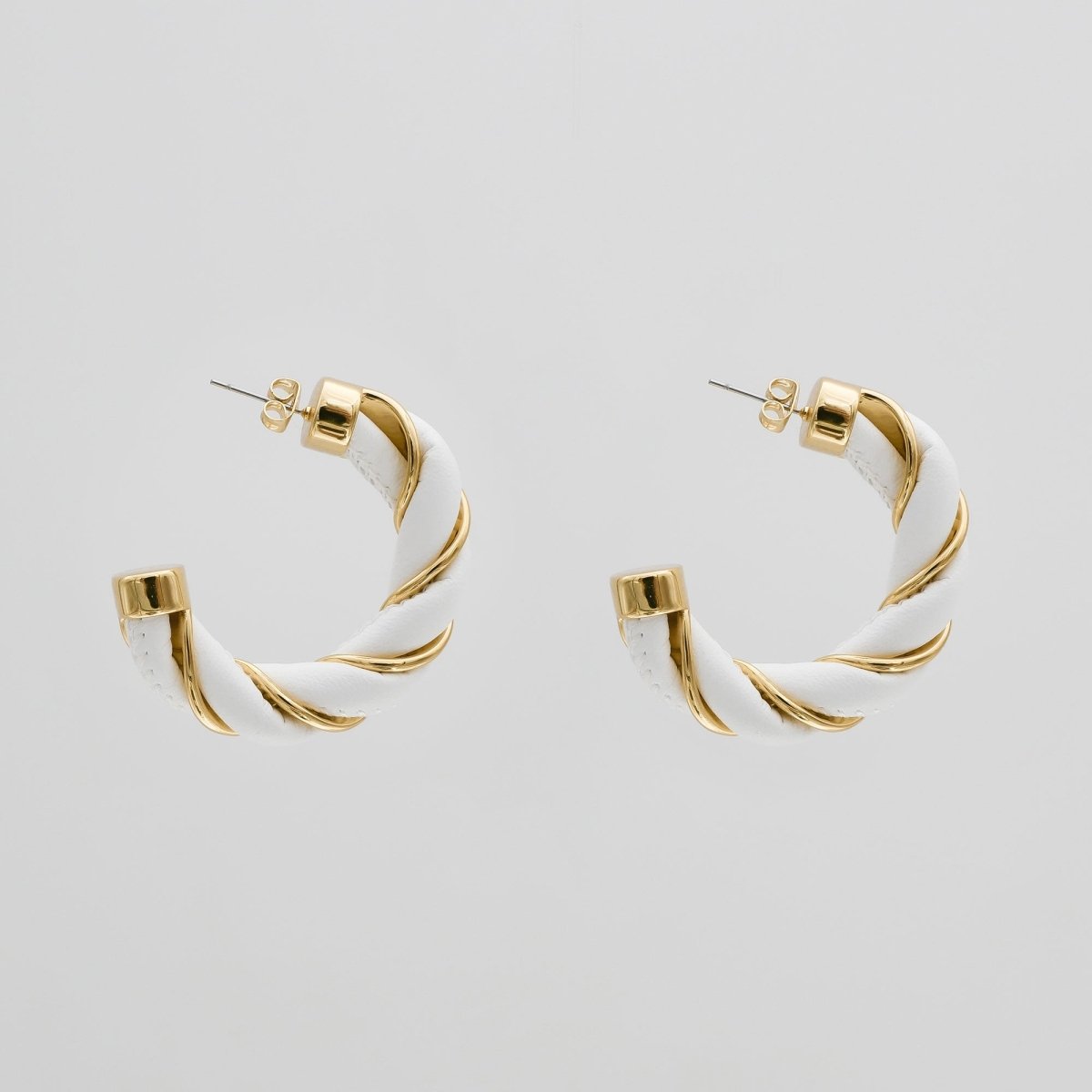 Chloe Leather Earrings - ISMI JEWELS