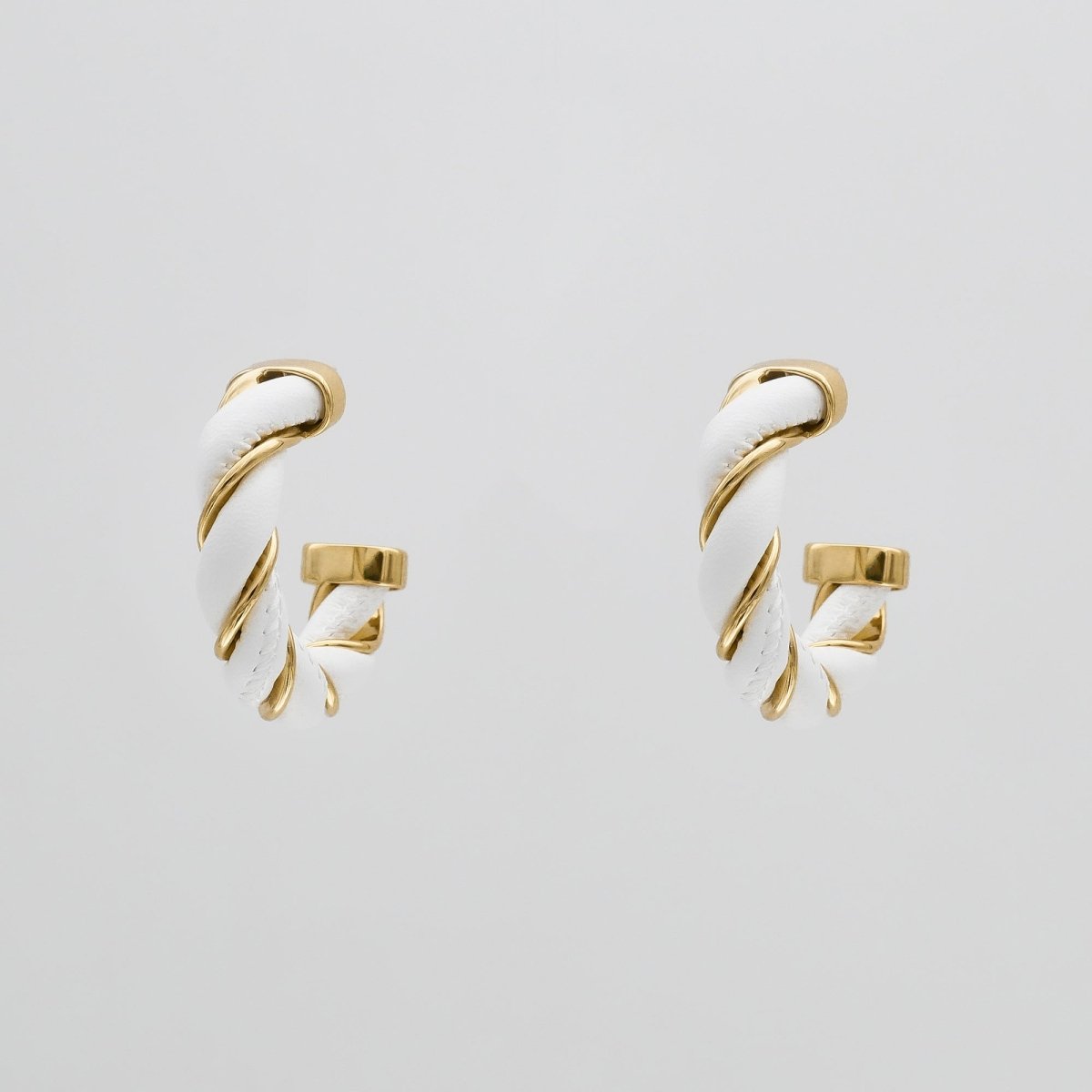 Chloe Leather Earrings - ISMI JEWELS
