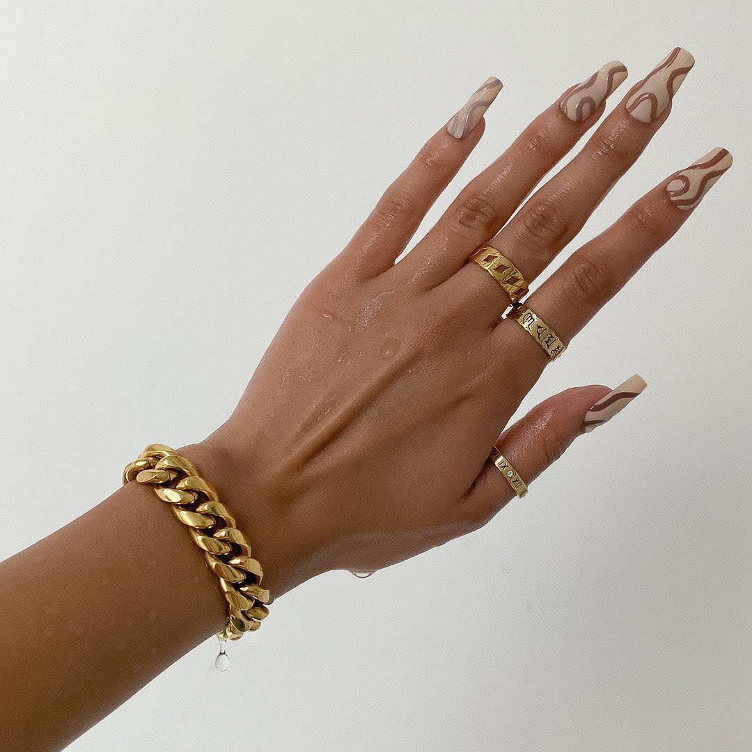 Chunky Cuban Chain Bracelet - ISMI JEWELS